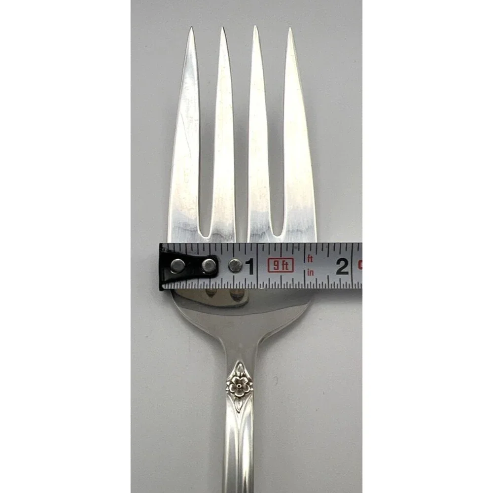Rogers & Bros IS Silver Plated Serving Fork